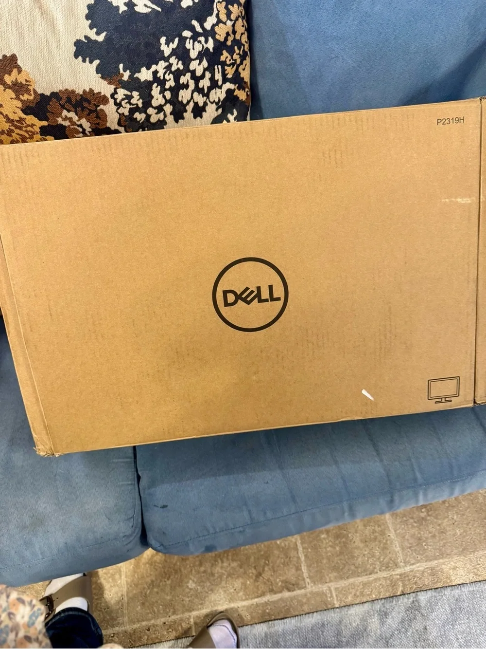 Dell Black Computer Monitor - Sleek Black Display 20 1/2x12 inches